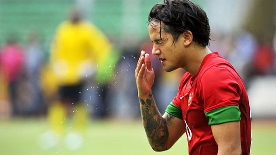 Irfan Bachdim masih berkutat dengan pemulihan cederanya. Copyright: INTERNET